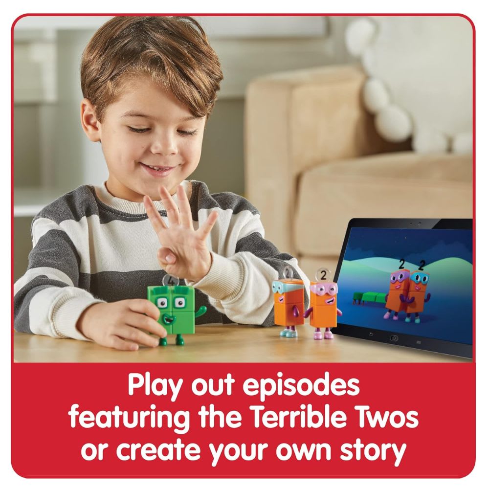 Numberblocks Cuatro y Los Terribles Dos2