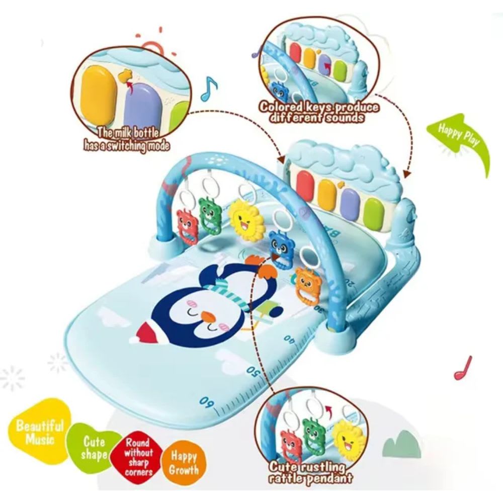 Gimnasio  Piano Multifunción para Bebe con Luces y Música2