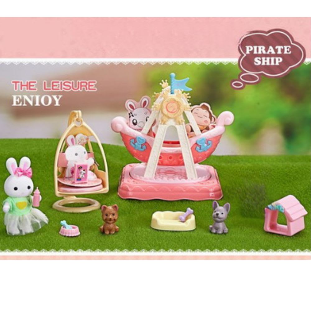 Set de Conejitos Ternurines Parque de Diversiones1