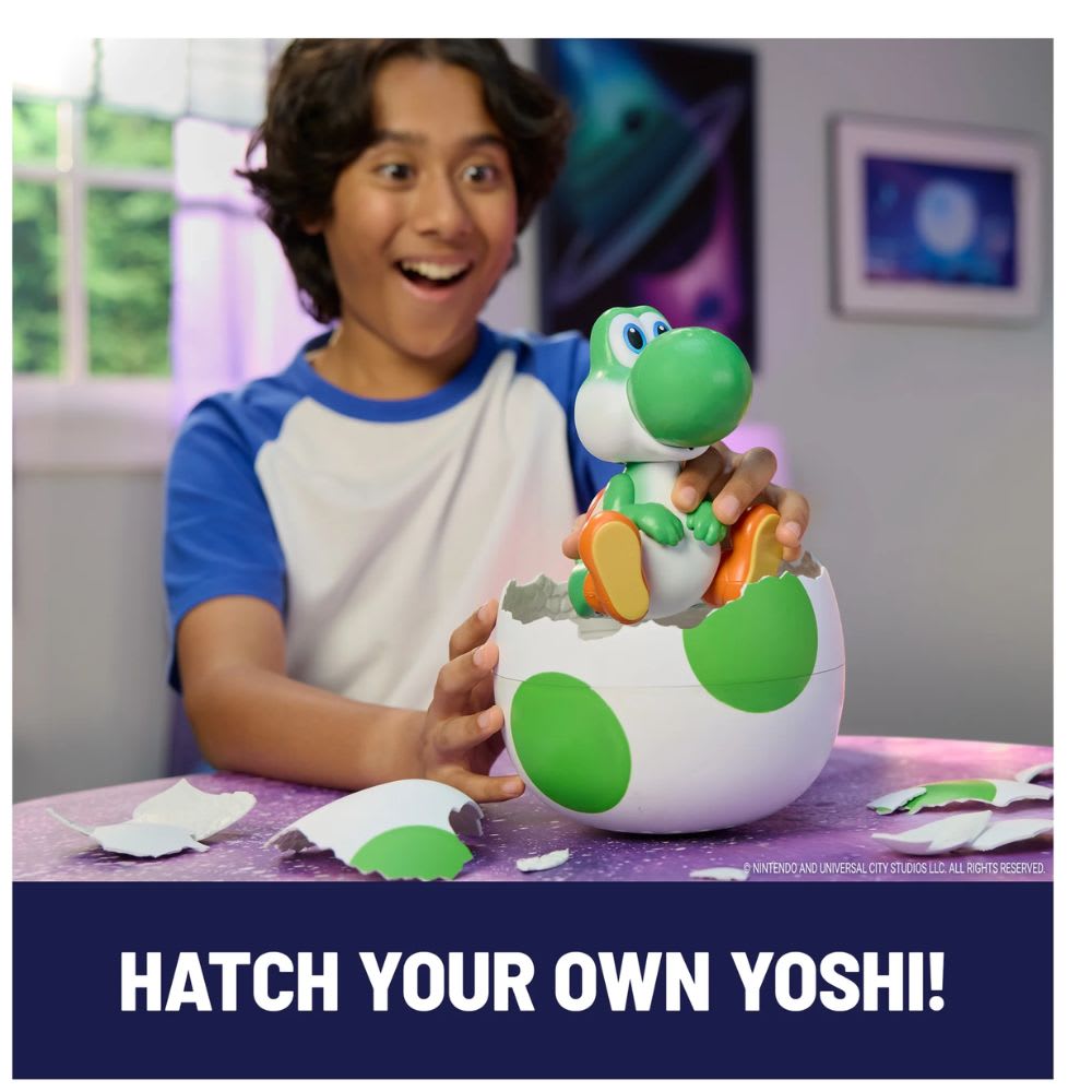 Hatchimal Yoshi Interactivo The Super Mario Galaxy Movie2