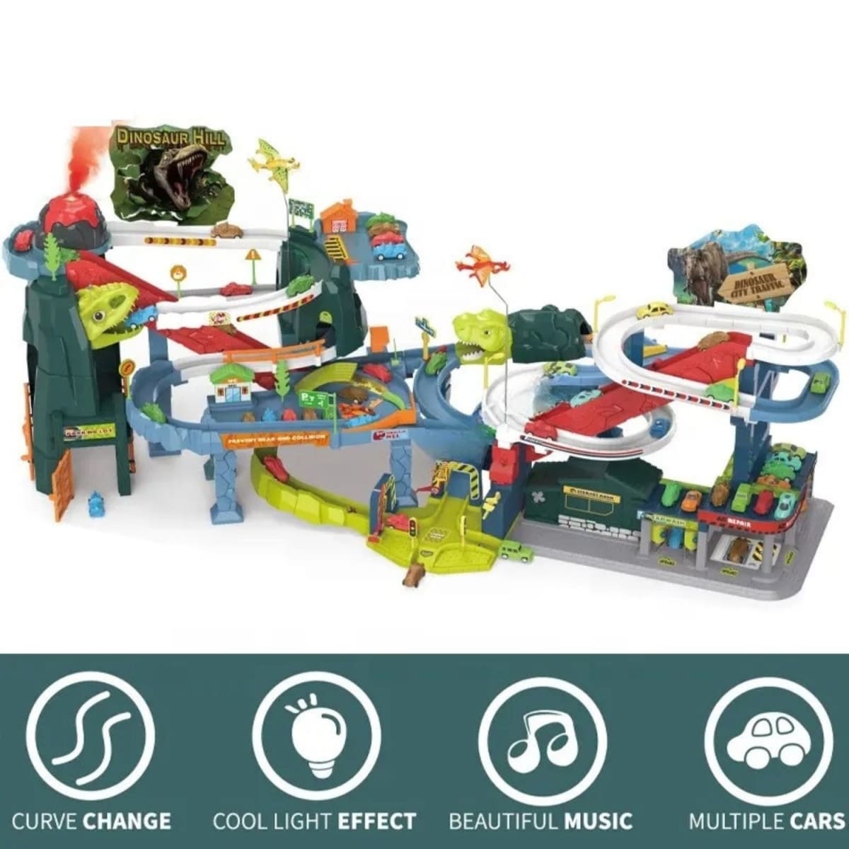 Pista Volcán Dinosaurio 2 en 12