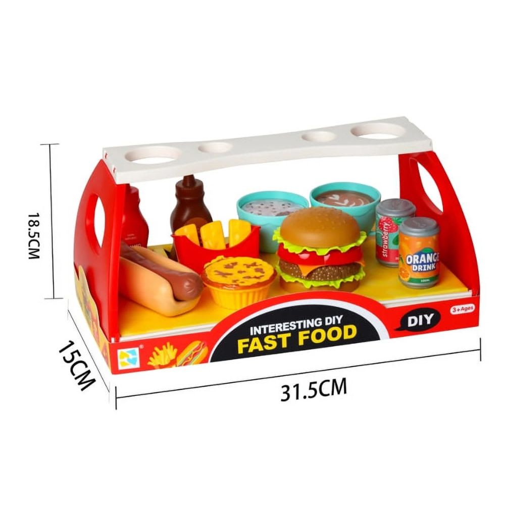 Set Fast Food Juega y Construye Tu Hamburguesa2