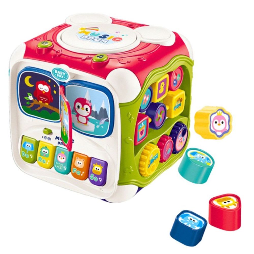 Cubo Didáctico Estimuación para Bebes Multifunciones2