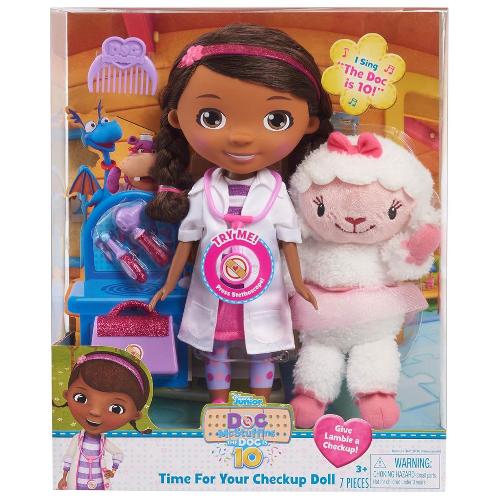 Muñeca Doctora Juguetes con Oveja Lambie2
