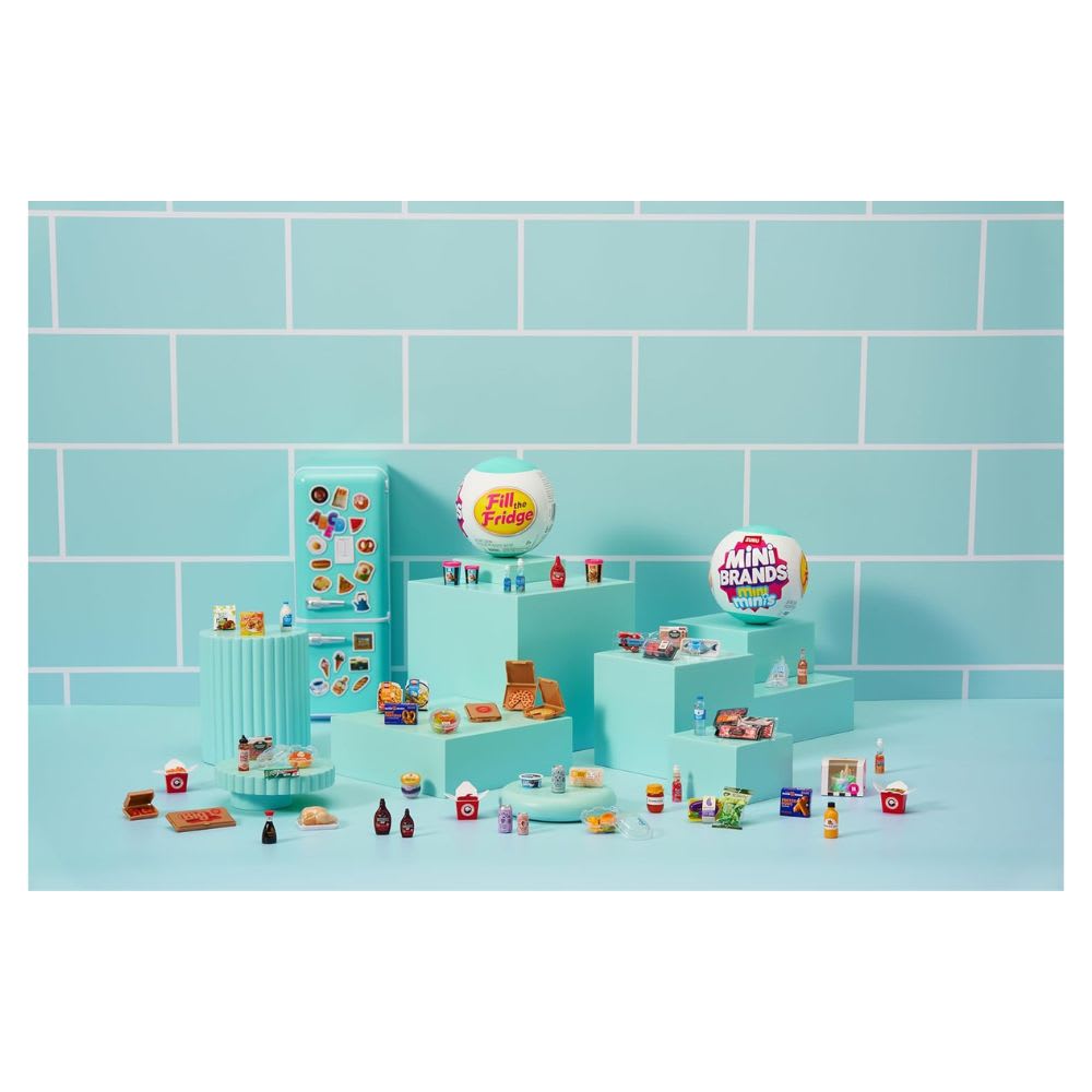Mini Brands Juego Fill The Fridge con luz UV2