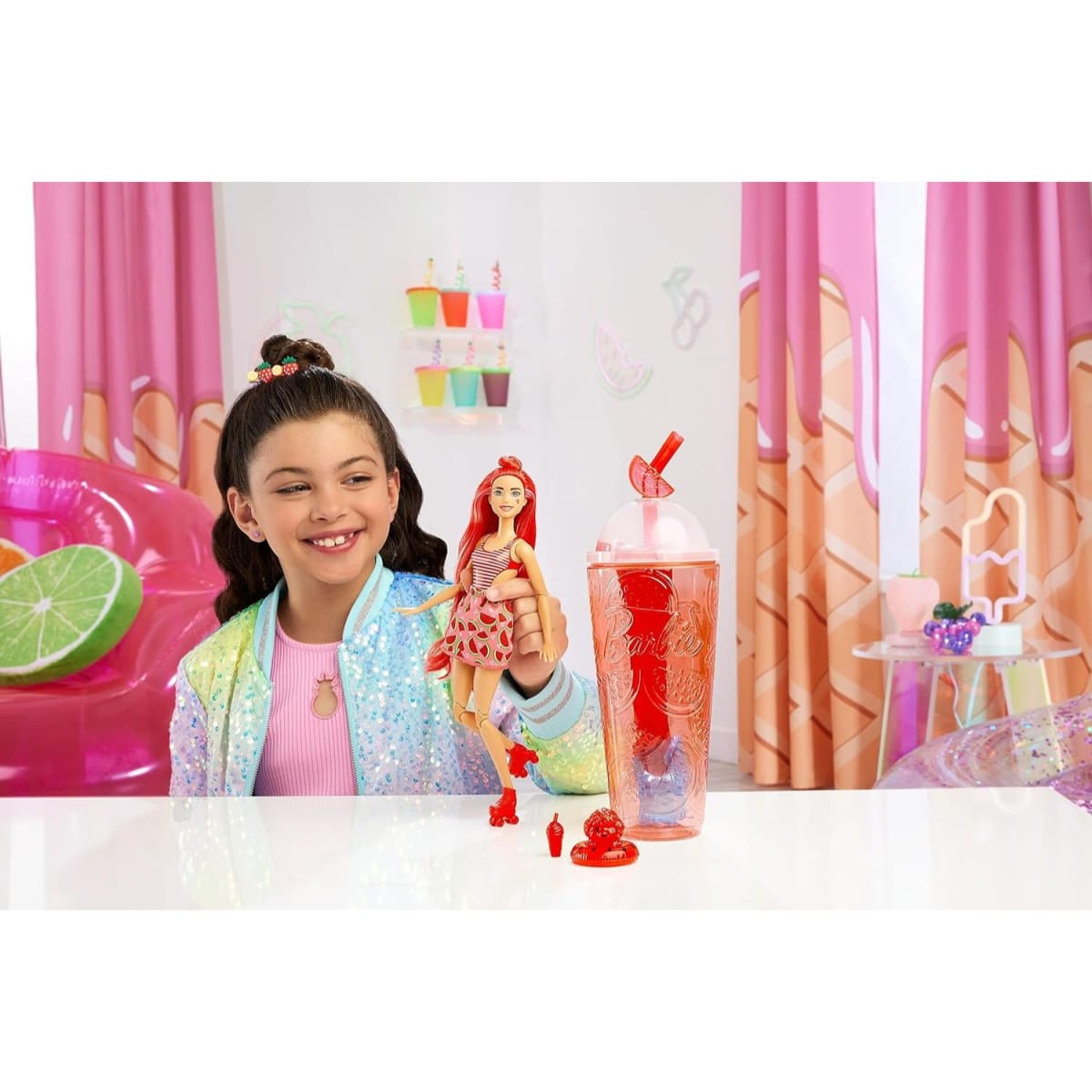 Muñeca Barbie Pop Reveal y Accesorios, Aroma Sandia2