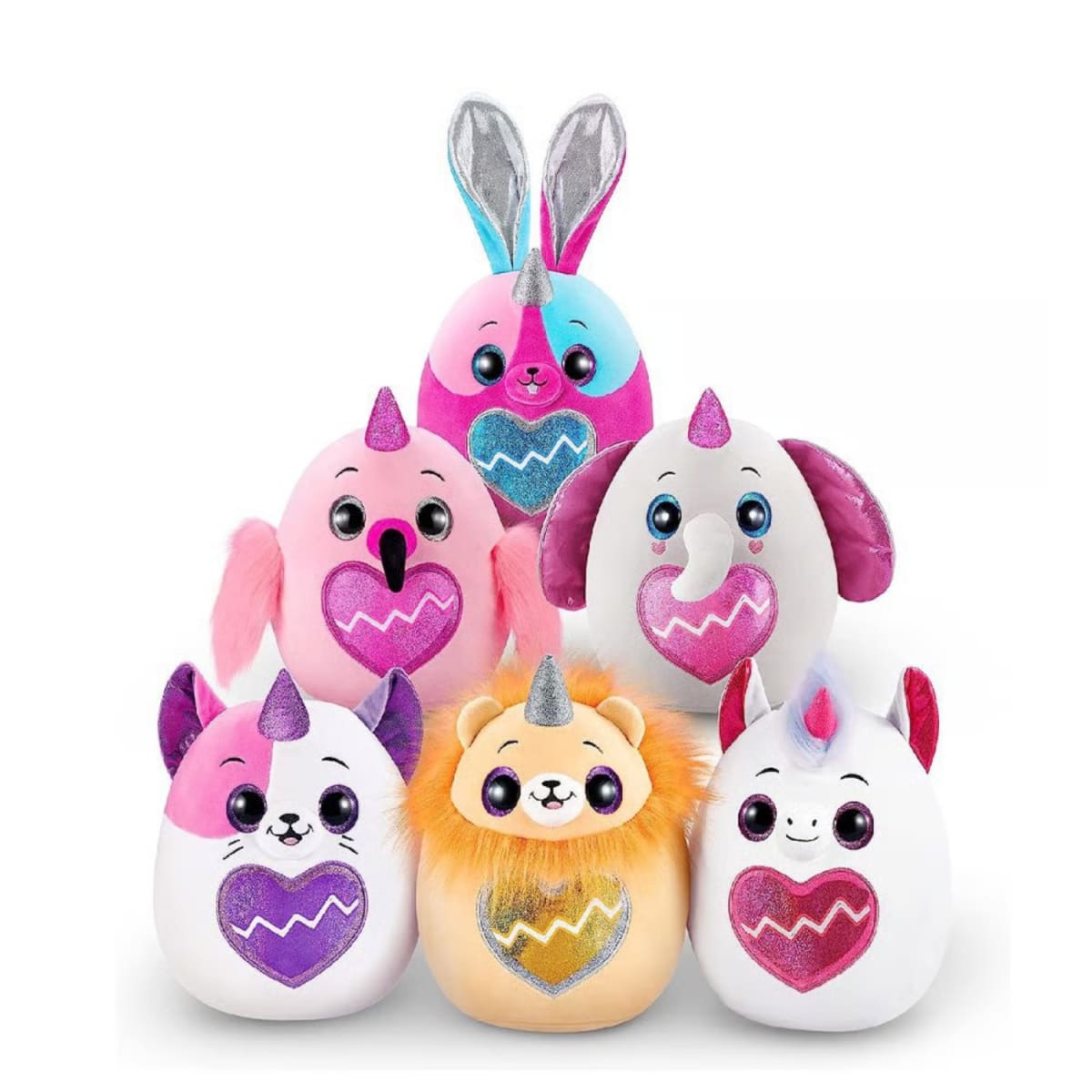 Peluche Sorpresa Eggzania Rainbocorn2