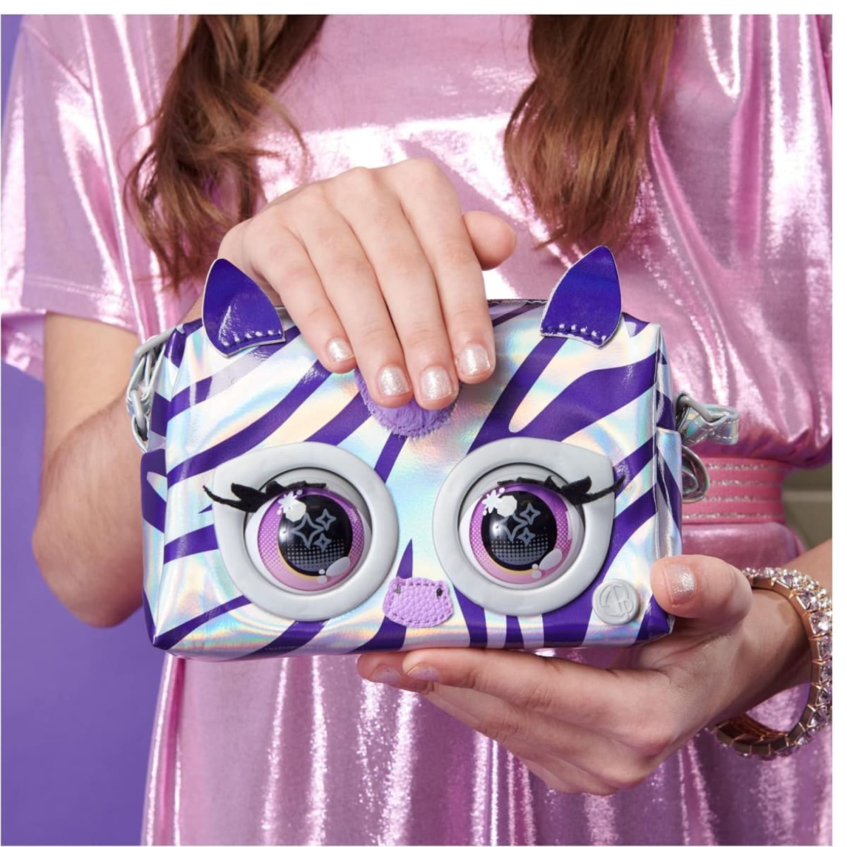 Purse Pets Cartera Interactiva- Zebra2