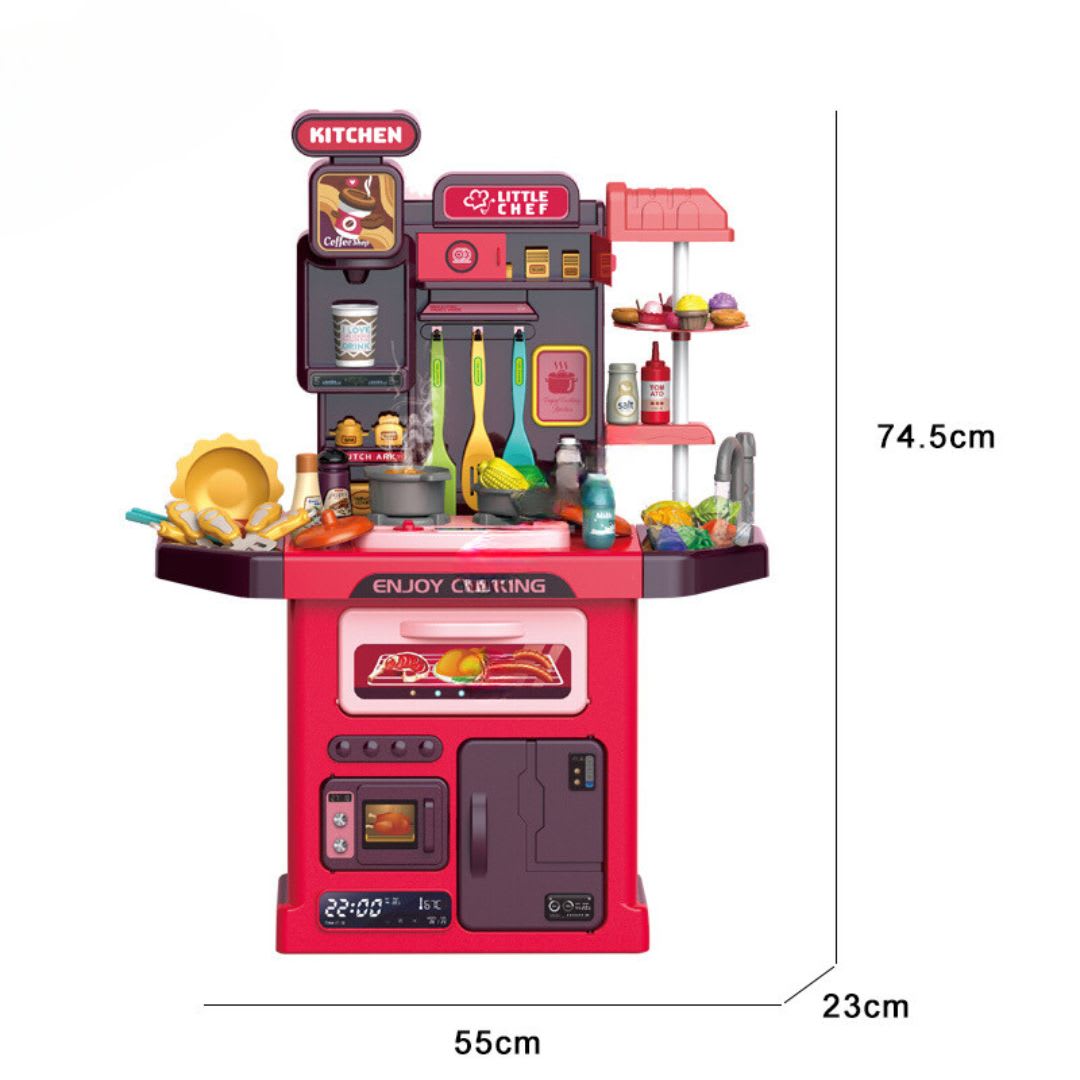 Cocina Mi Pequeño Chef con funciones 74 cm 1