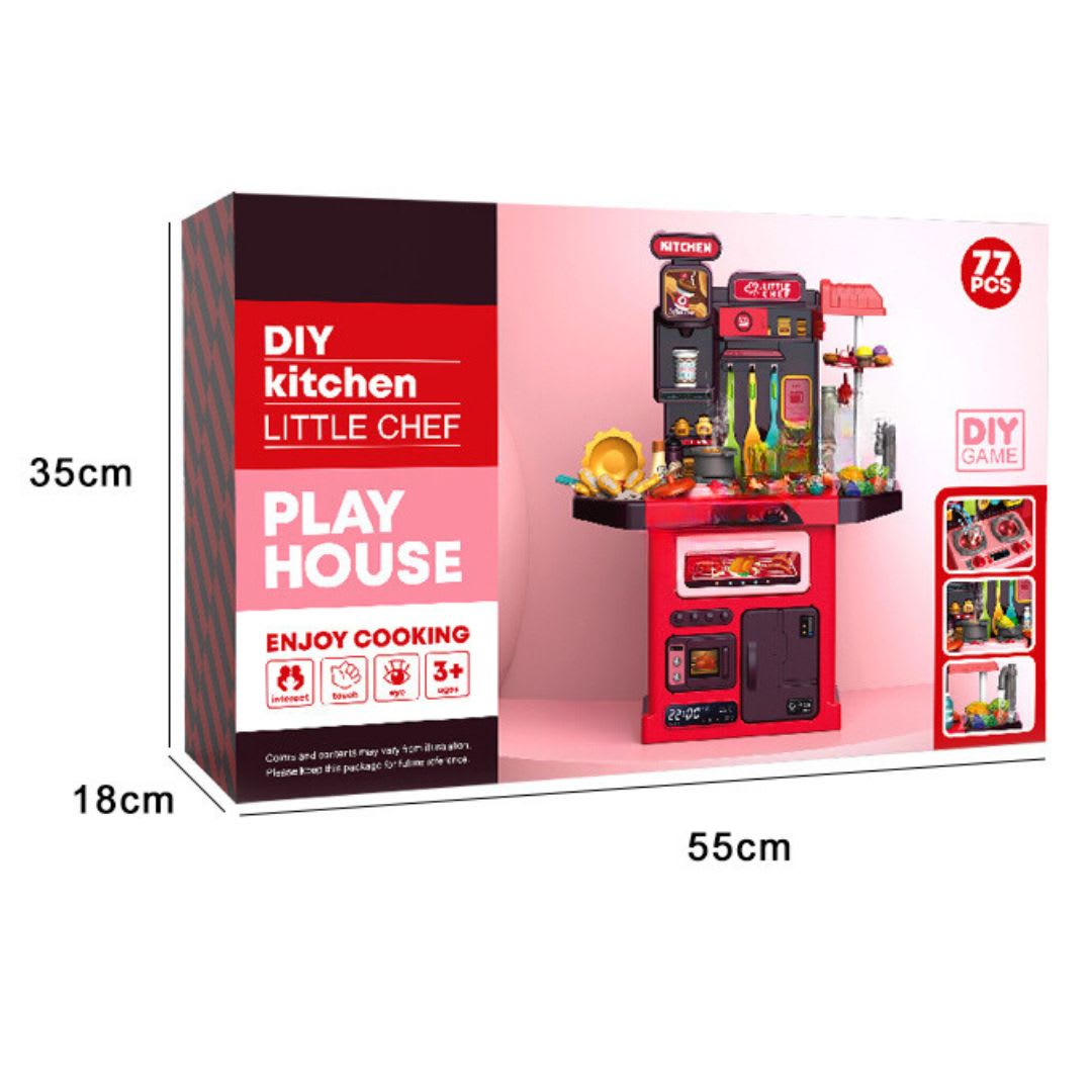 Cocina Mi Pequeño Chef con funciones 74 cm 2