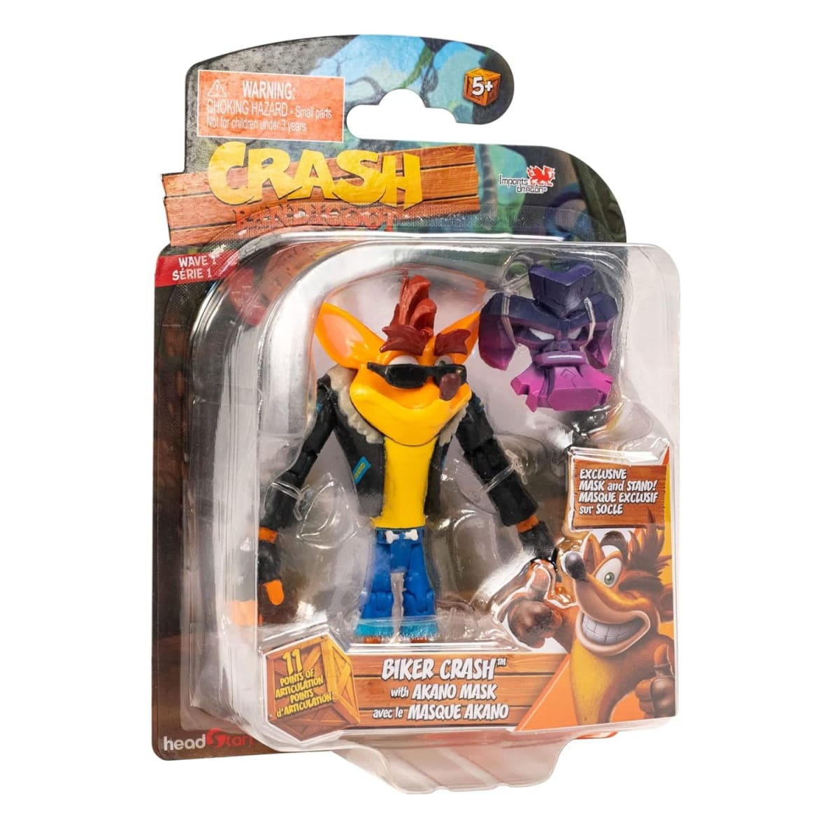 Crash Bandicoot Figura Biker Crash Articulado3