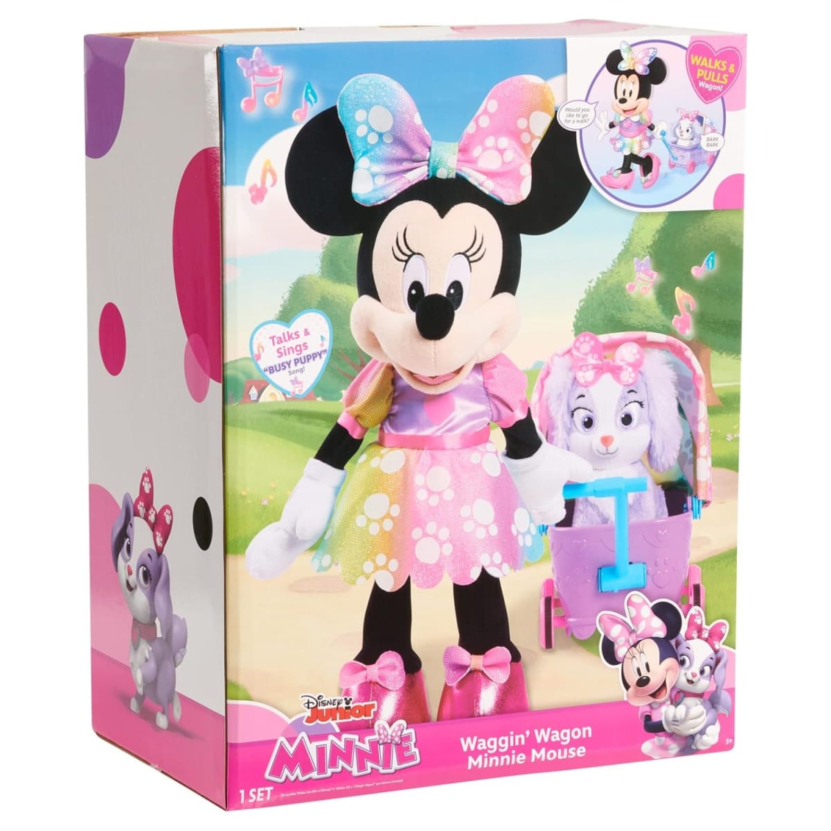 Minnie Mouse Waggin' Wagon Caminadora con Luces y Sonido3