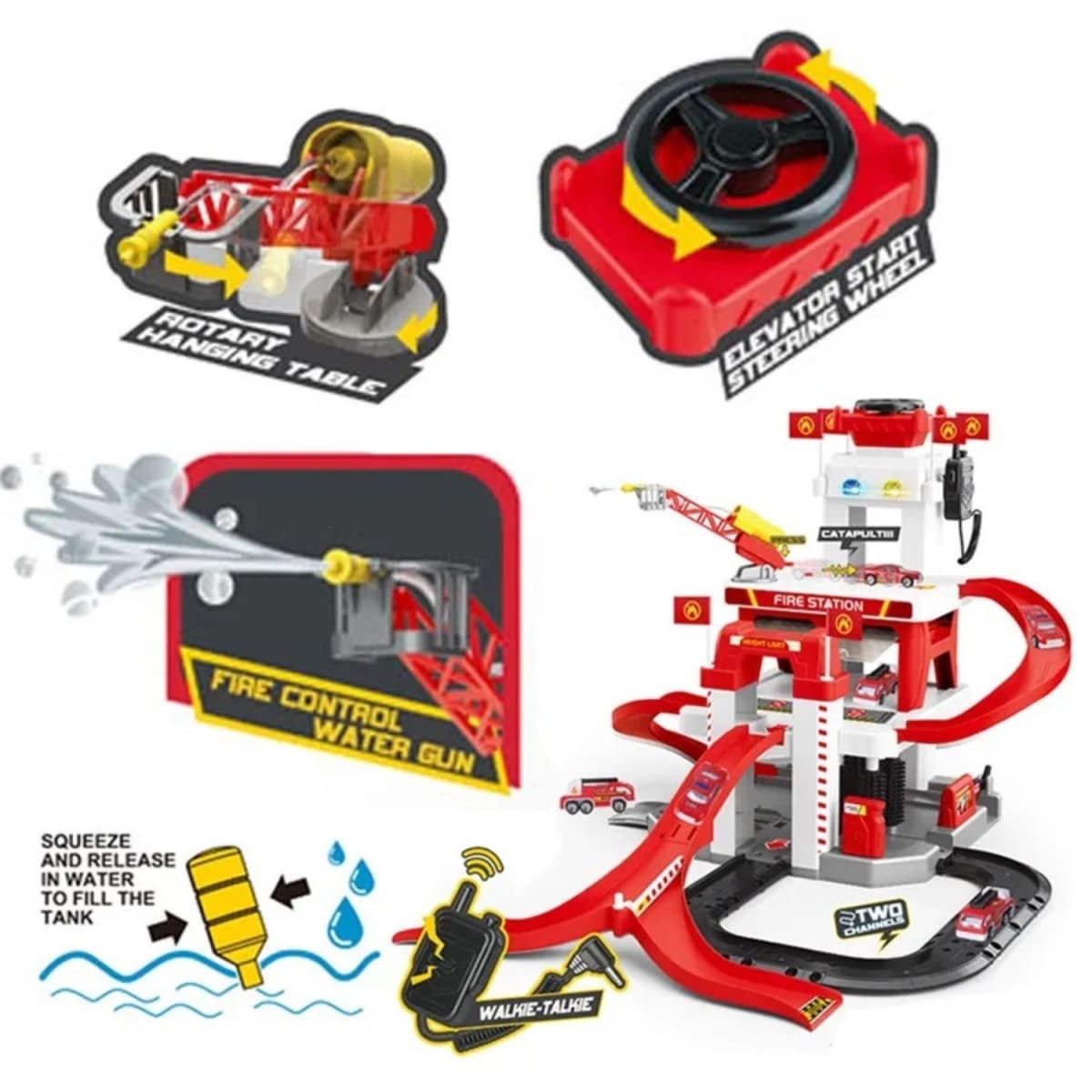 Pista Multifuncional Estación de Bomberos Luz, Agua, Sonido3