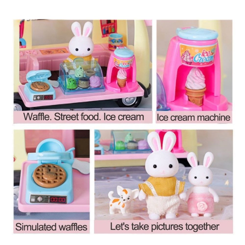Carrito de Postres y Helados Ternurines Conejitos3