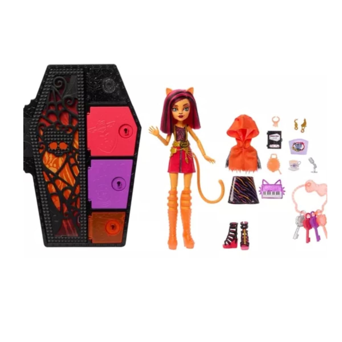 Muñeca Toralei Monster High Neon Frights Brilla en la Oscuridad3
