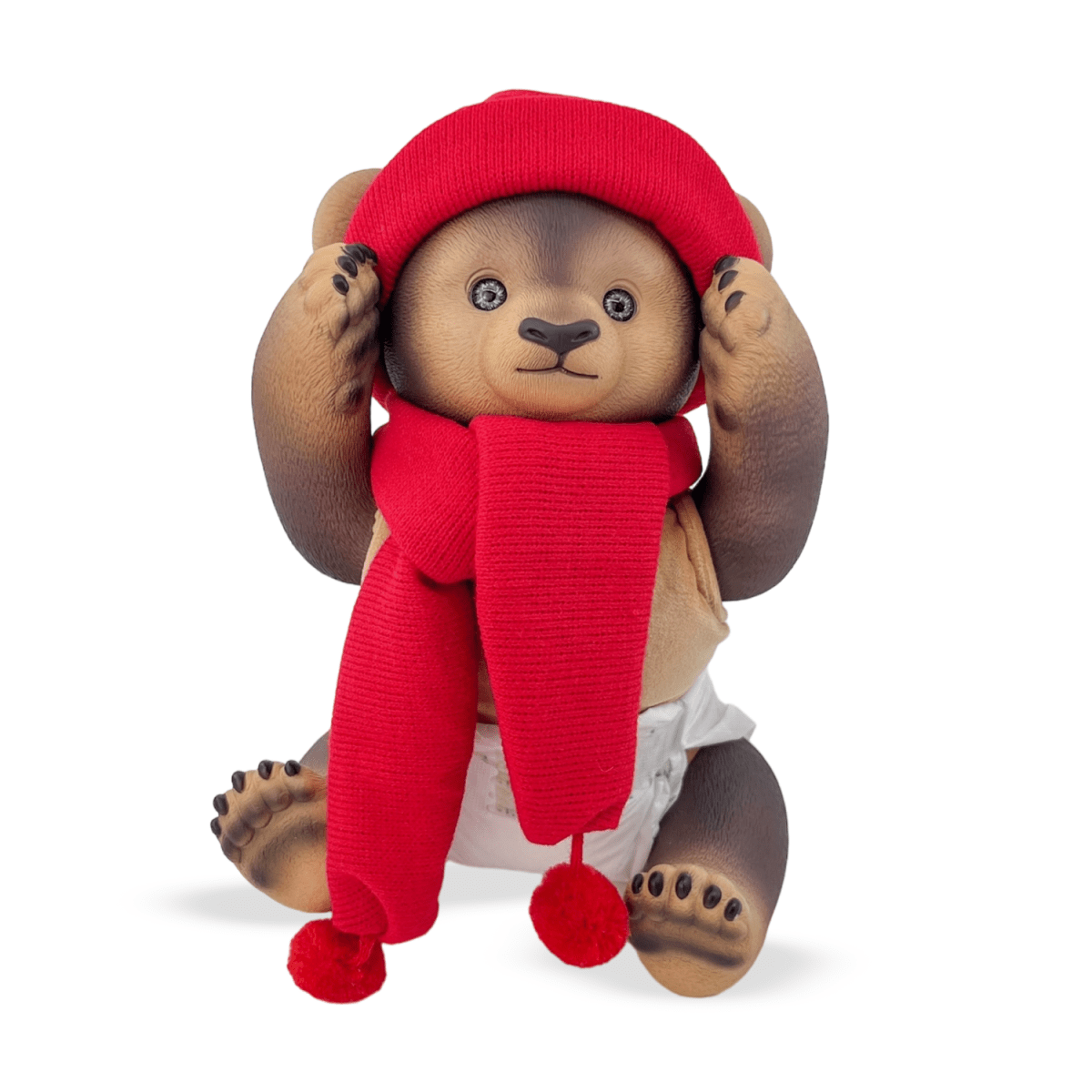 Mascota AniReal Oso Pardo con Peso Real3
