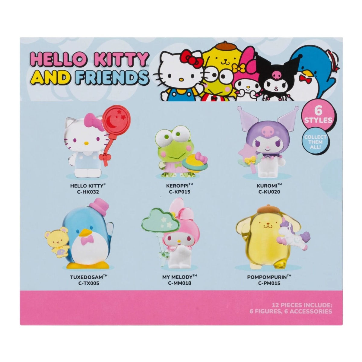 Figuras Hello Kitty y Amigos Dreamland pack x 68