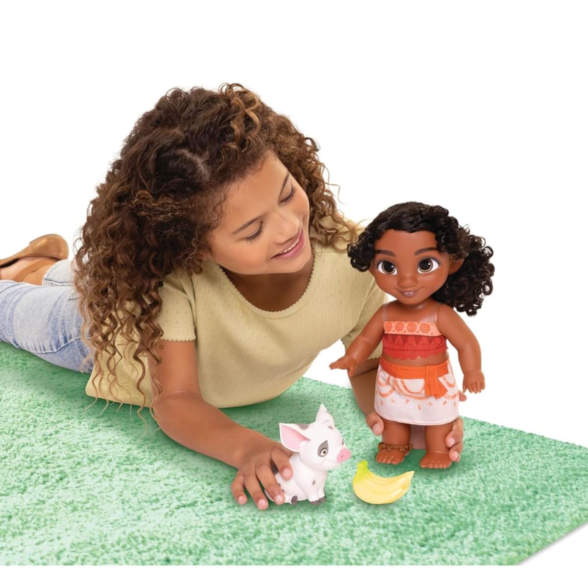 Muñeca  Simea con Pua- Hermana Menor Moana15