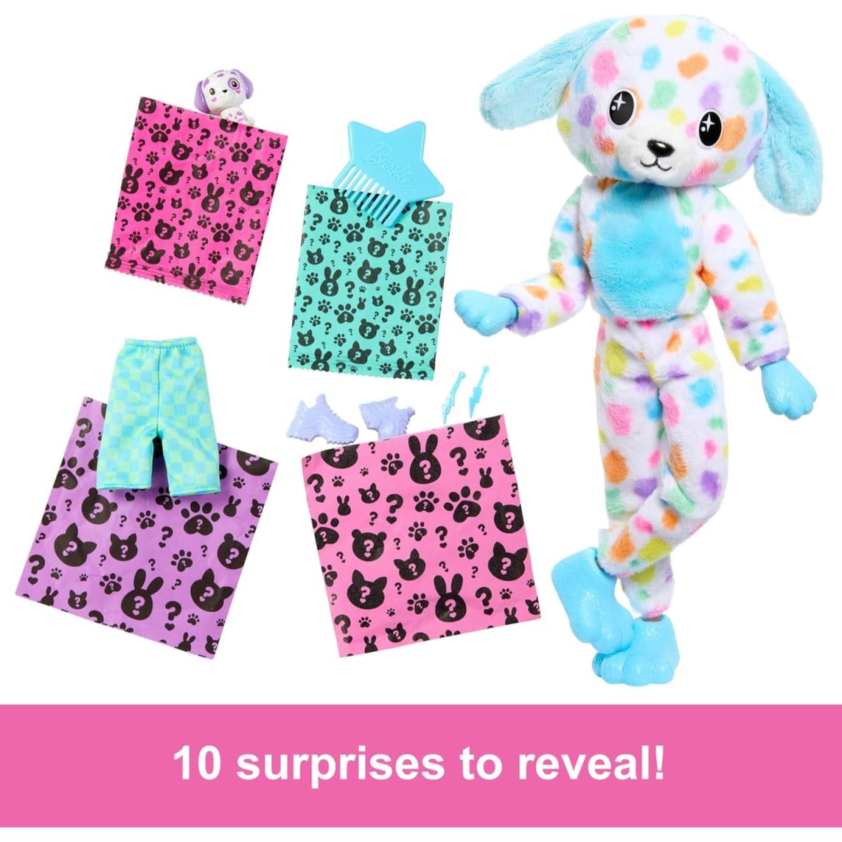 Barbie Cutie Reveal Serie Ensueño Dalmata Arcoiris9