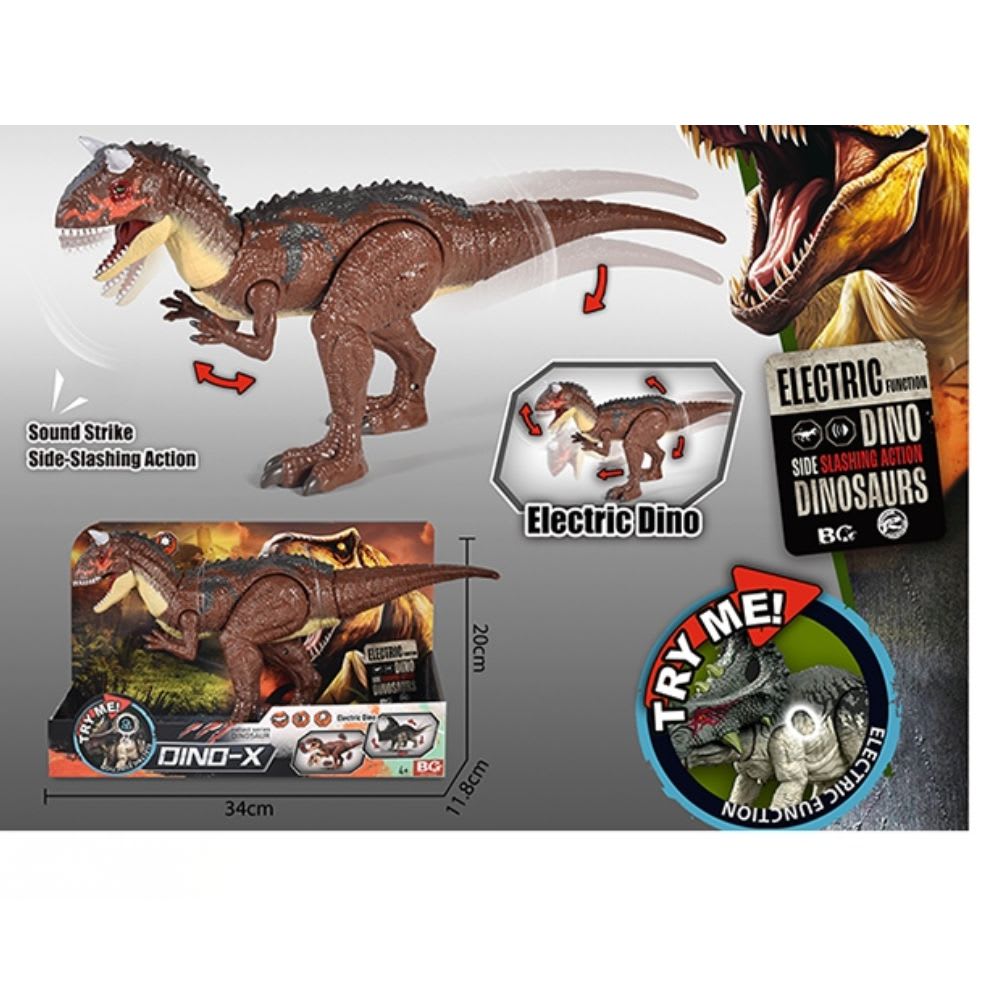 Figura Dinosaurio Carnotaurus Toro Carnívoro con Luz y Sonido1