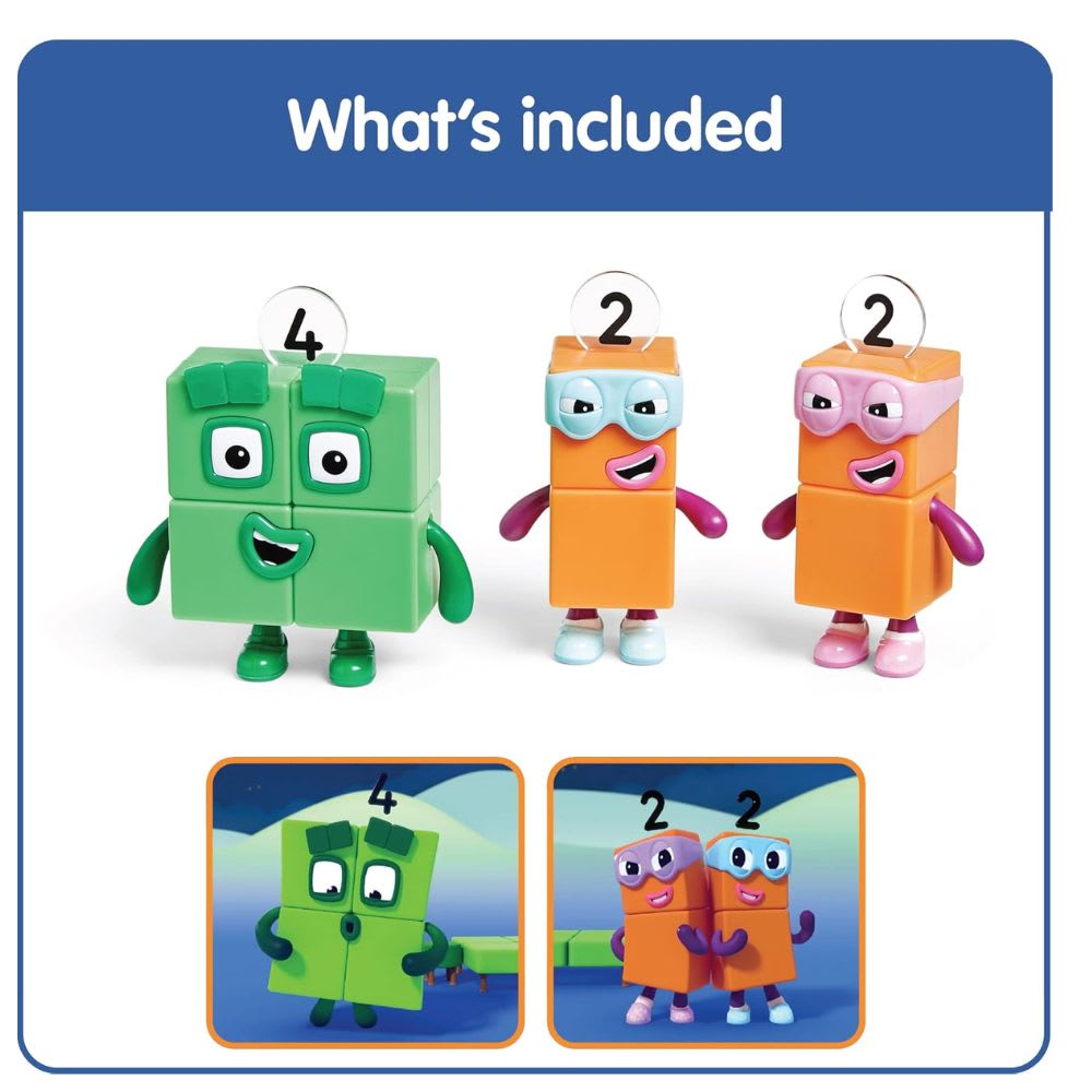 Numberblocks Cuatro y Los Terribles Dos3