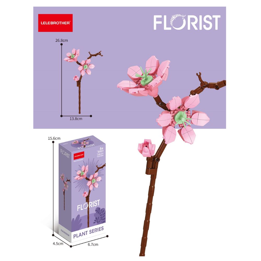 Set Bloques Armables de 12 Flores  Diferentes3