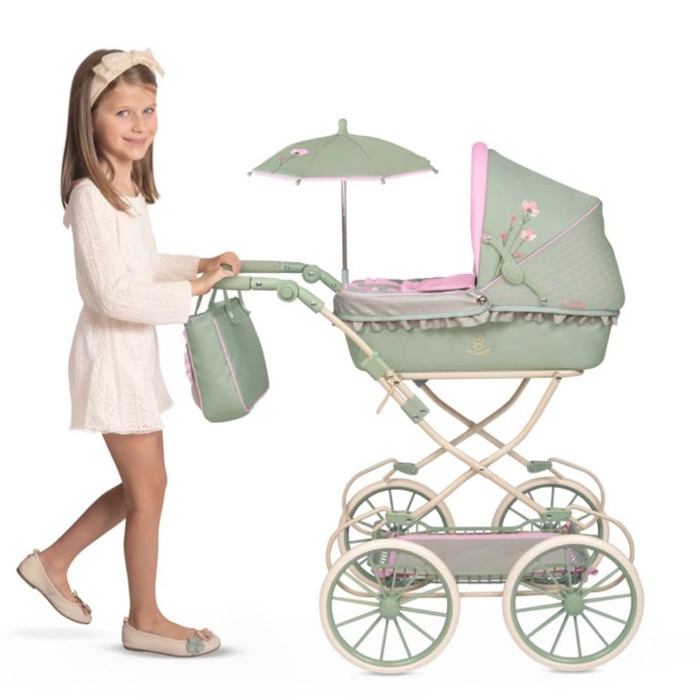 Coche de Muñecas Colección Botanic Plegable con Manillar Regulable y Sombrilla3