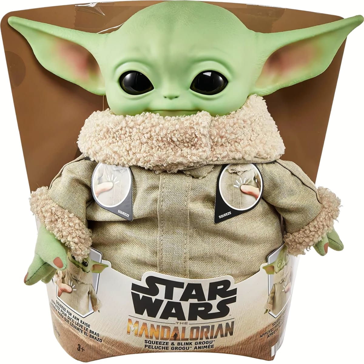 Baby Yoda Star Wars con Sonido y Movimiento 27 cm 4
