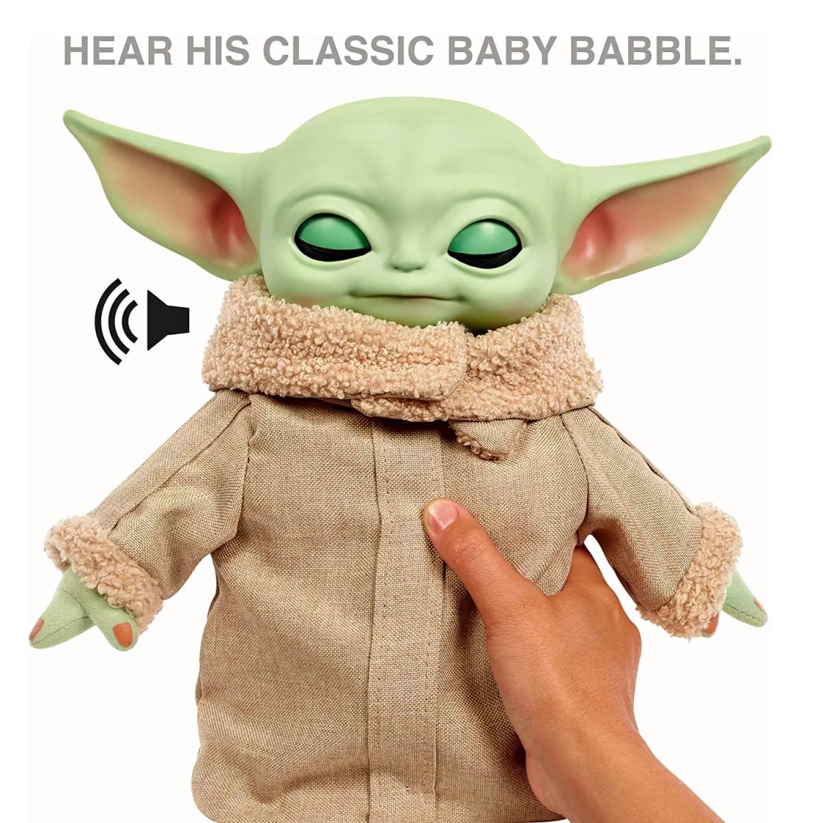 Baby Yoda Star Wars con Sonido y Movimiento 27 cm 1