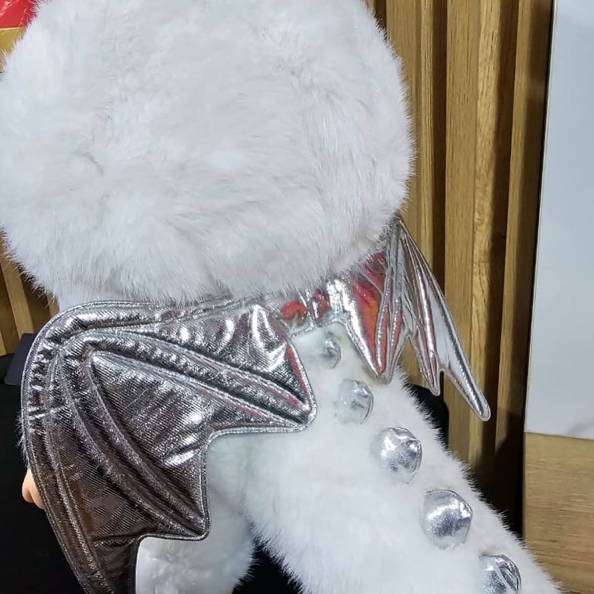 Muñeco Dupe Labubu Zimomo Angel  Grande 38 cm2