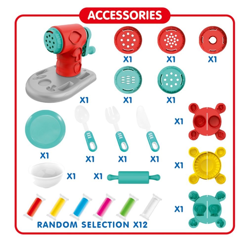 Masas Moldeables con Máquina para Fideos y Accesorios3