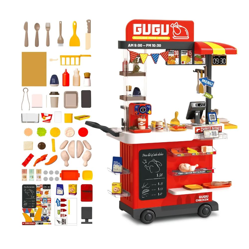 Carrito de Comidas Multifunción  102 cm, 82 piezas3