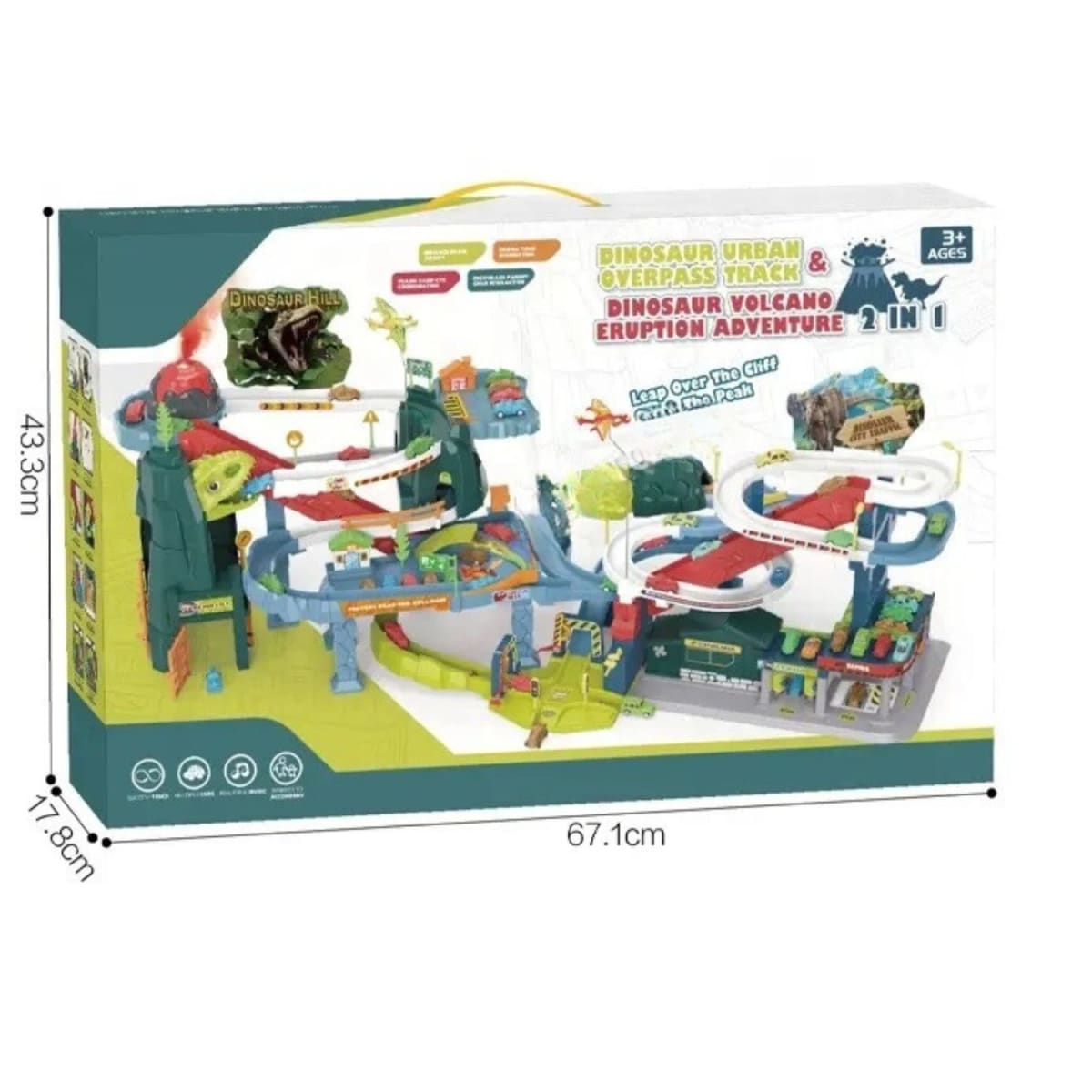 Pista Volcán Dinosaurio 2 en 13