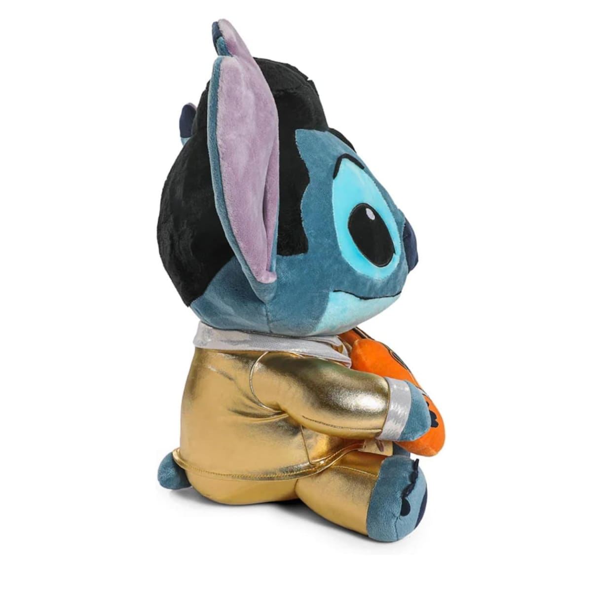 Peluche Stitch Colección Elvis Traje Dorado3