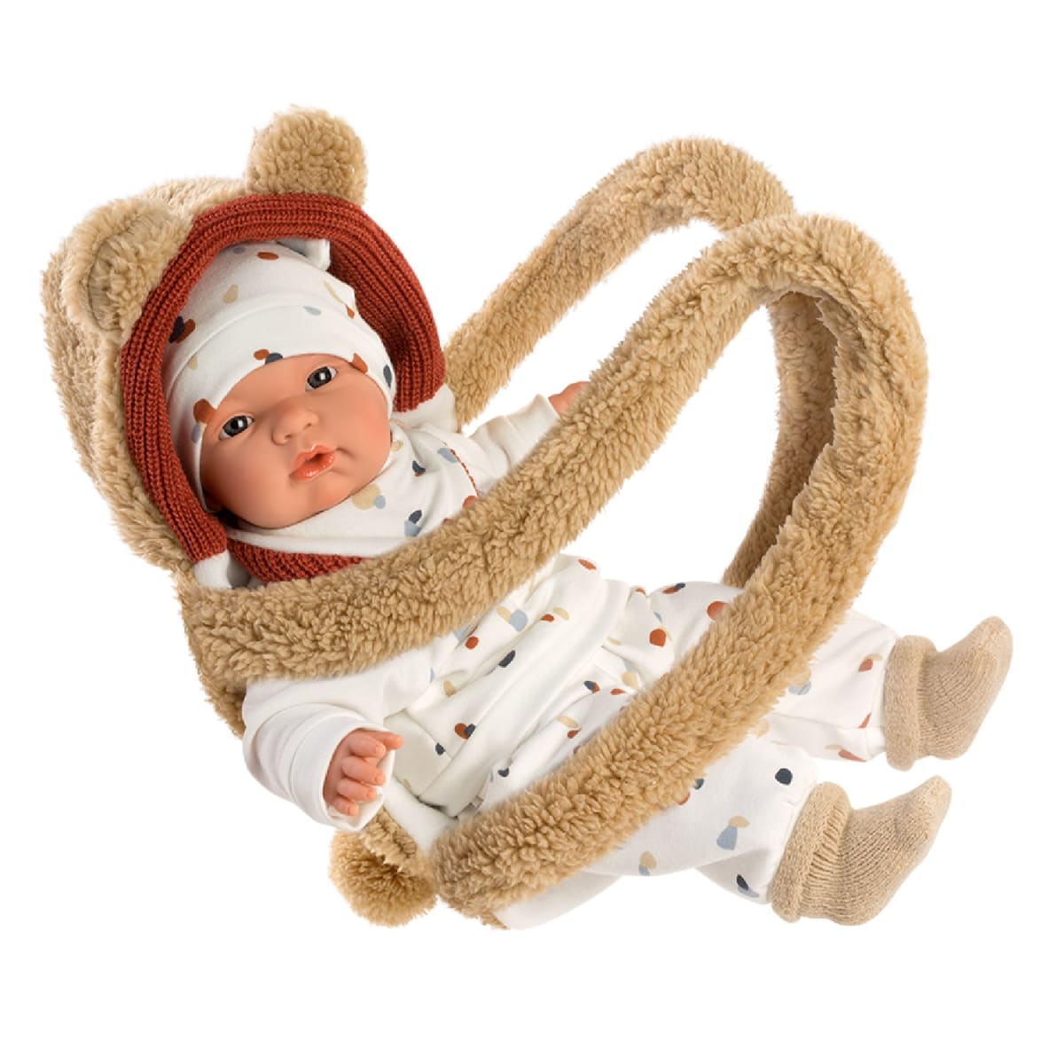 Muñeca Llorens Joel Lloron 38cm con Colgador2