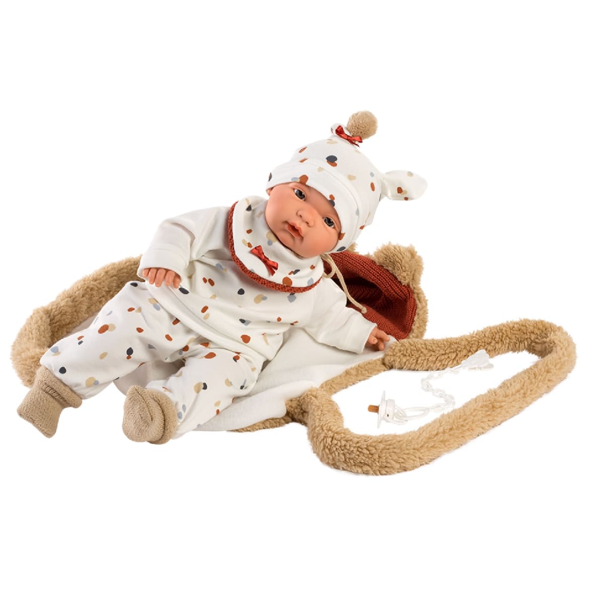 Muñeca Llorens Joel Lloron 38cm con Colgador4