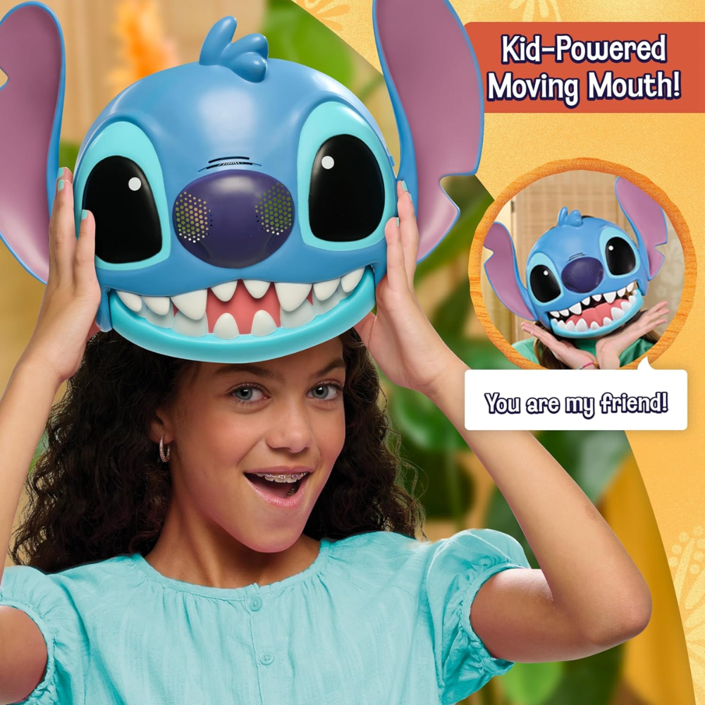Máscara Parlante Stitch con + de 25 Sonidos y Frases3