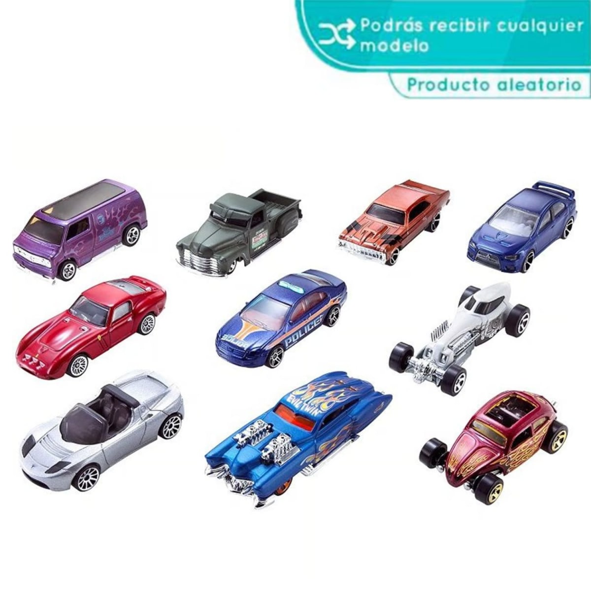 Autos Básicos Surtidos Blister x 1 Unidad al Azar3