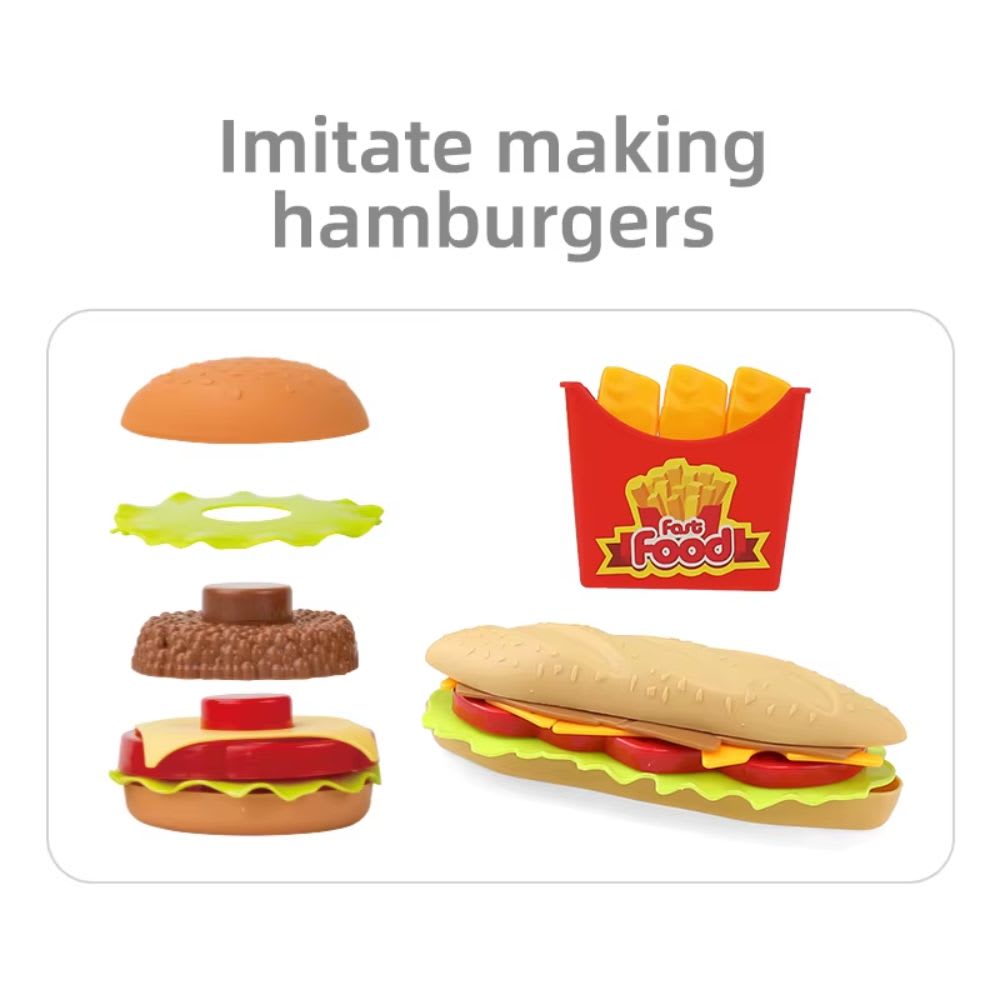 Set Fast Food Comida Rápida Juega y Construye3