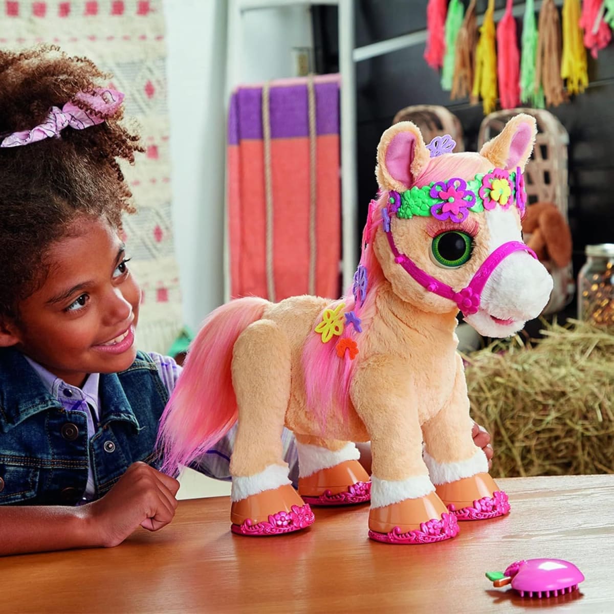 Mascota  FurReal Cinnamon My Stylin Pony4