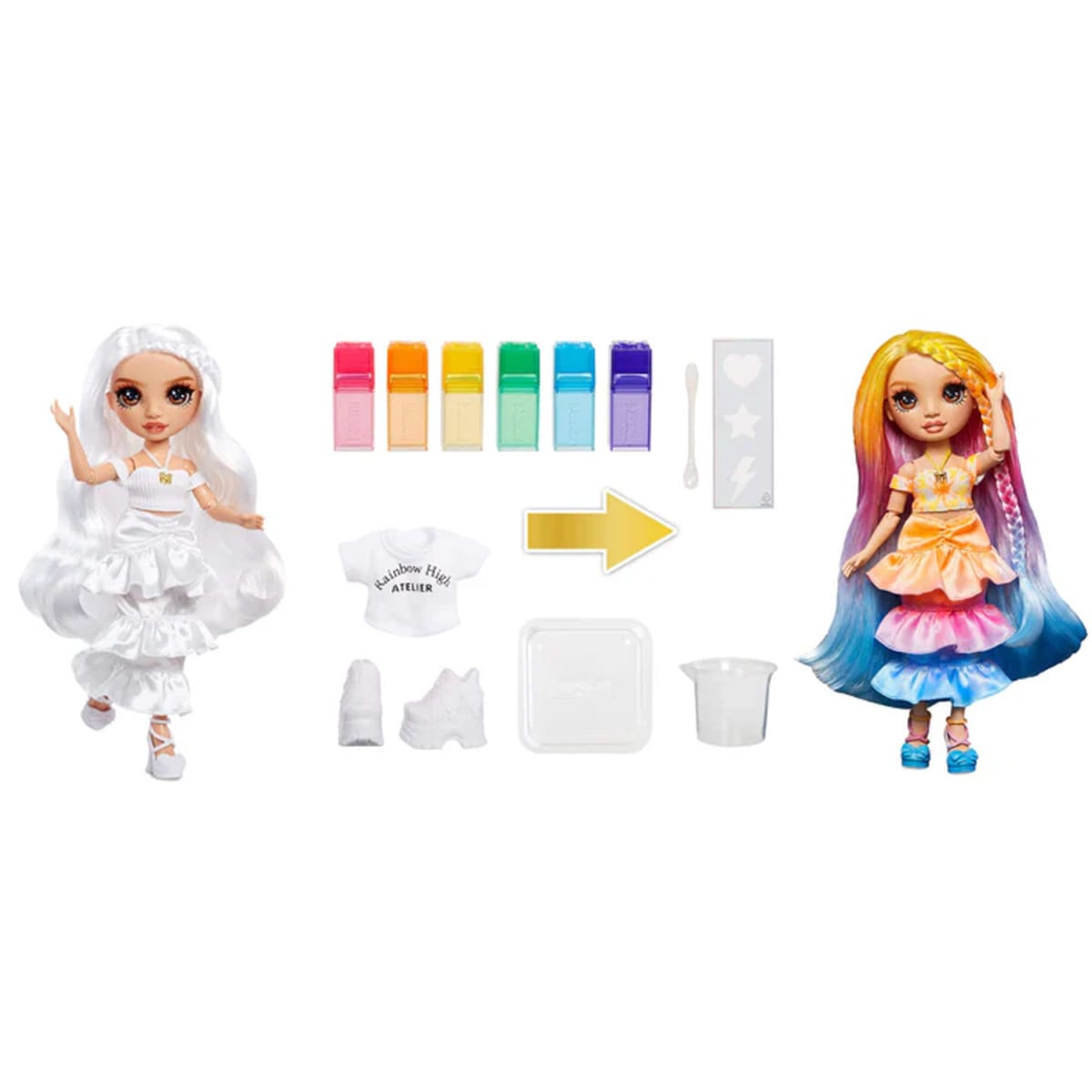 Muñeca Rainbow High Watercolor & CreateBrown4