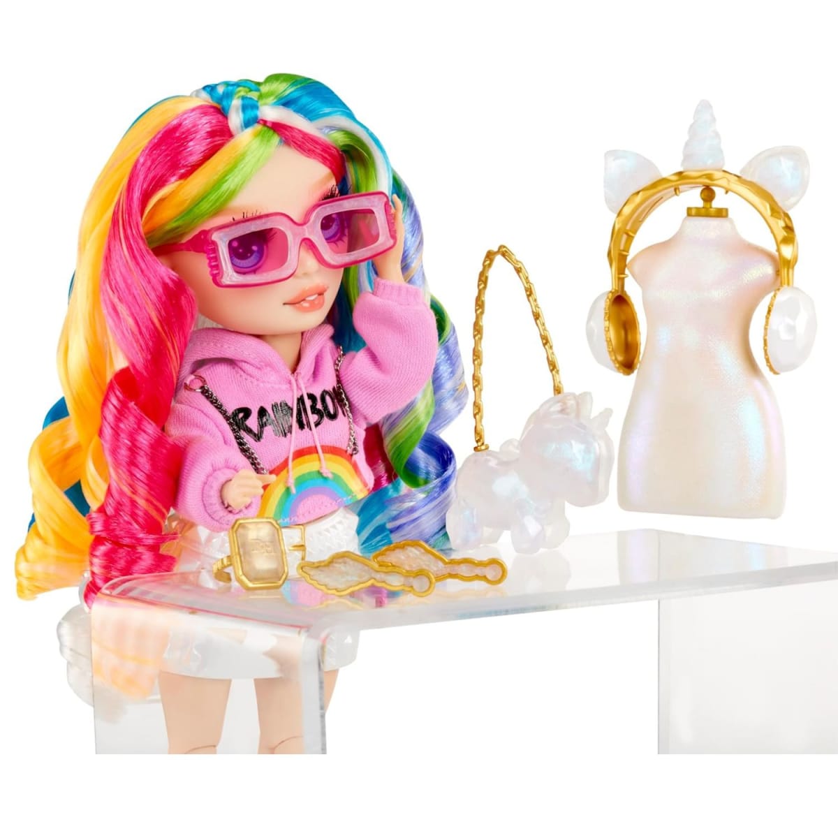 Muñeca Rainbow High Creative Crystals Amaya4
