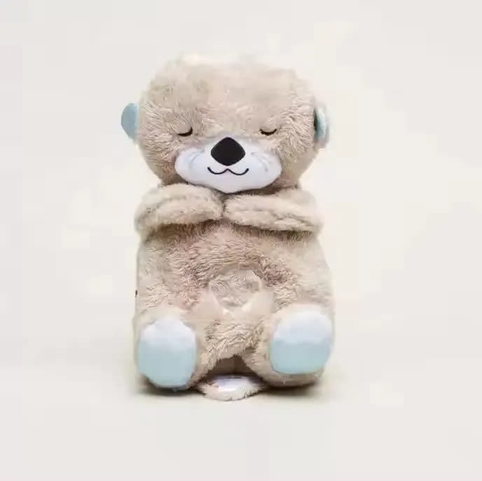 Peluche Nutria que Respira Musical Gris5