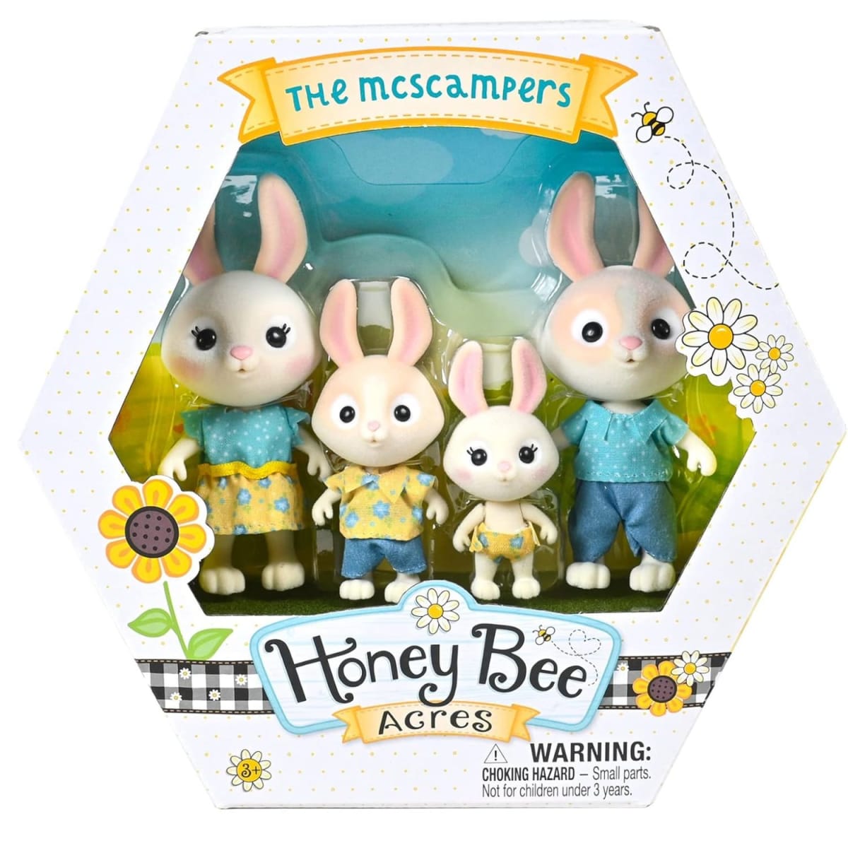 Pack de Muñecos Ternurines Honey Bee Acres Familia Conejo4