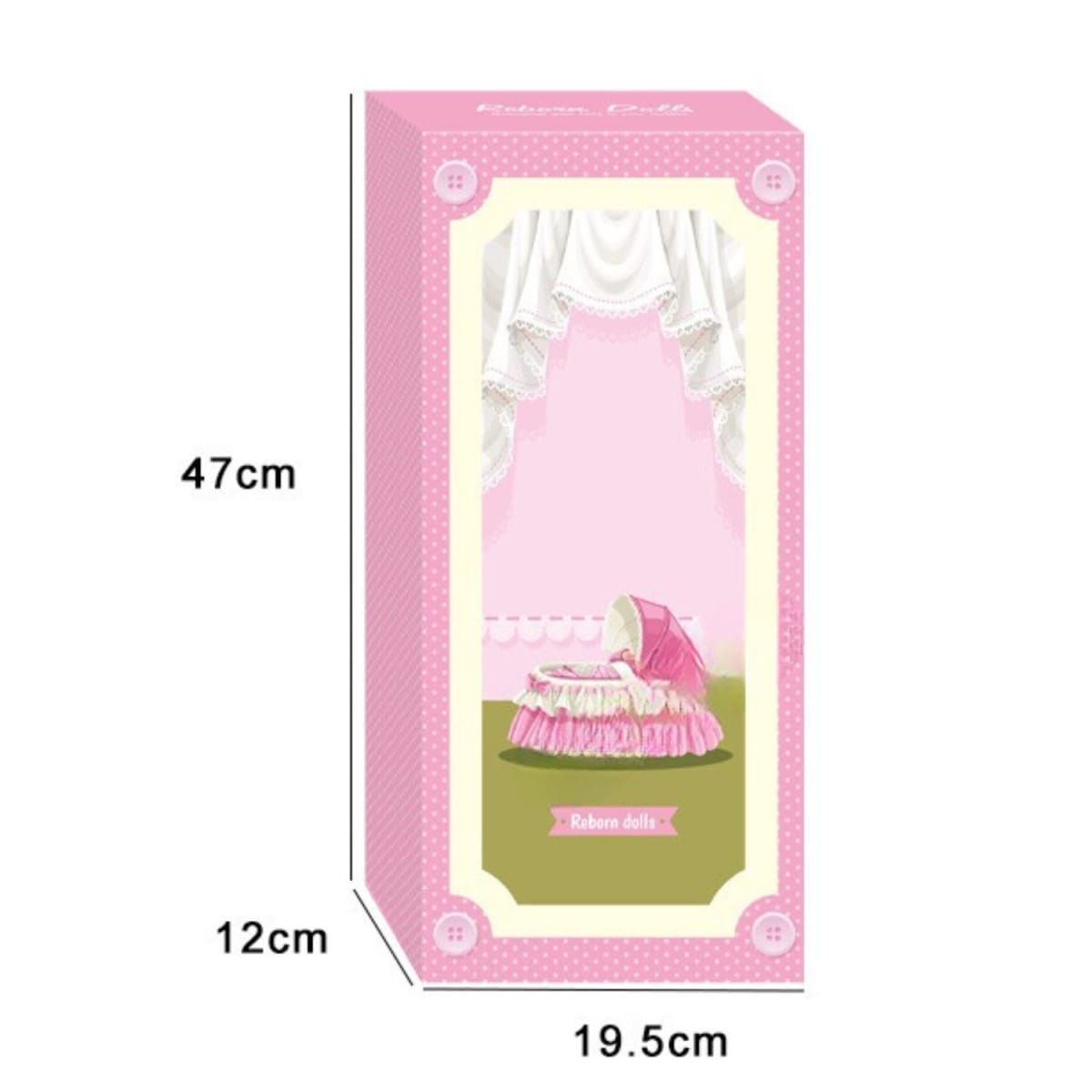 Muñeca Tipo Reborn Dormida Interactiva 42 cm4