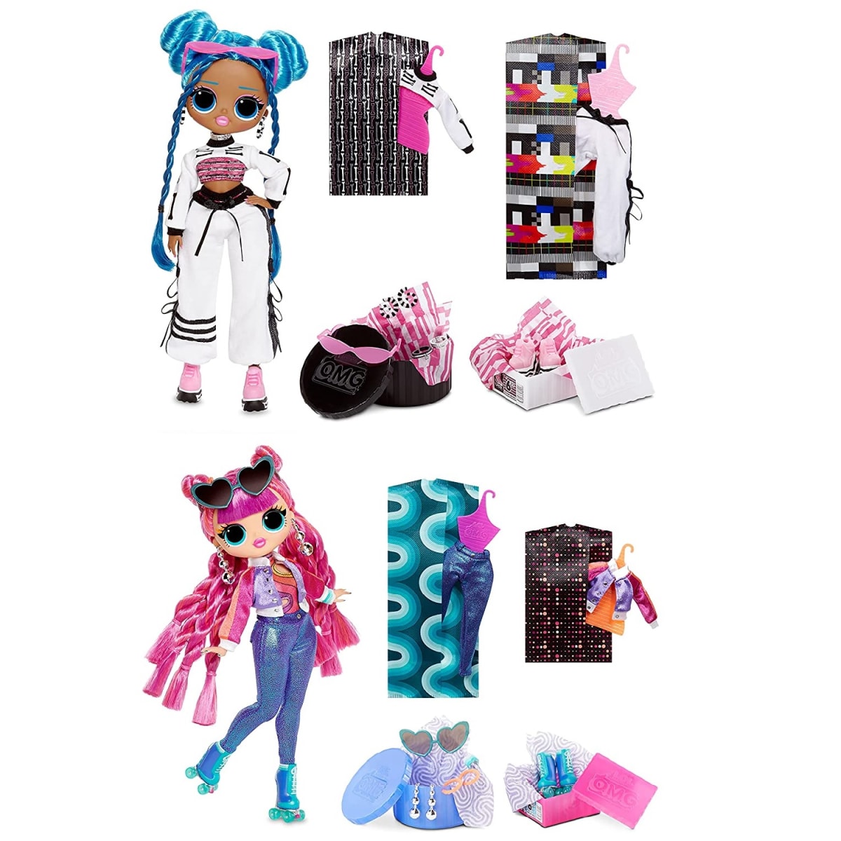 LOL OMG Duo Pack Roller Chick y Chillax5