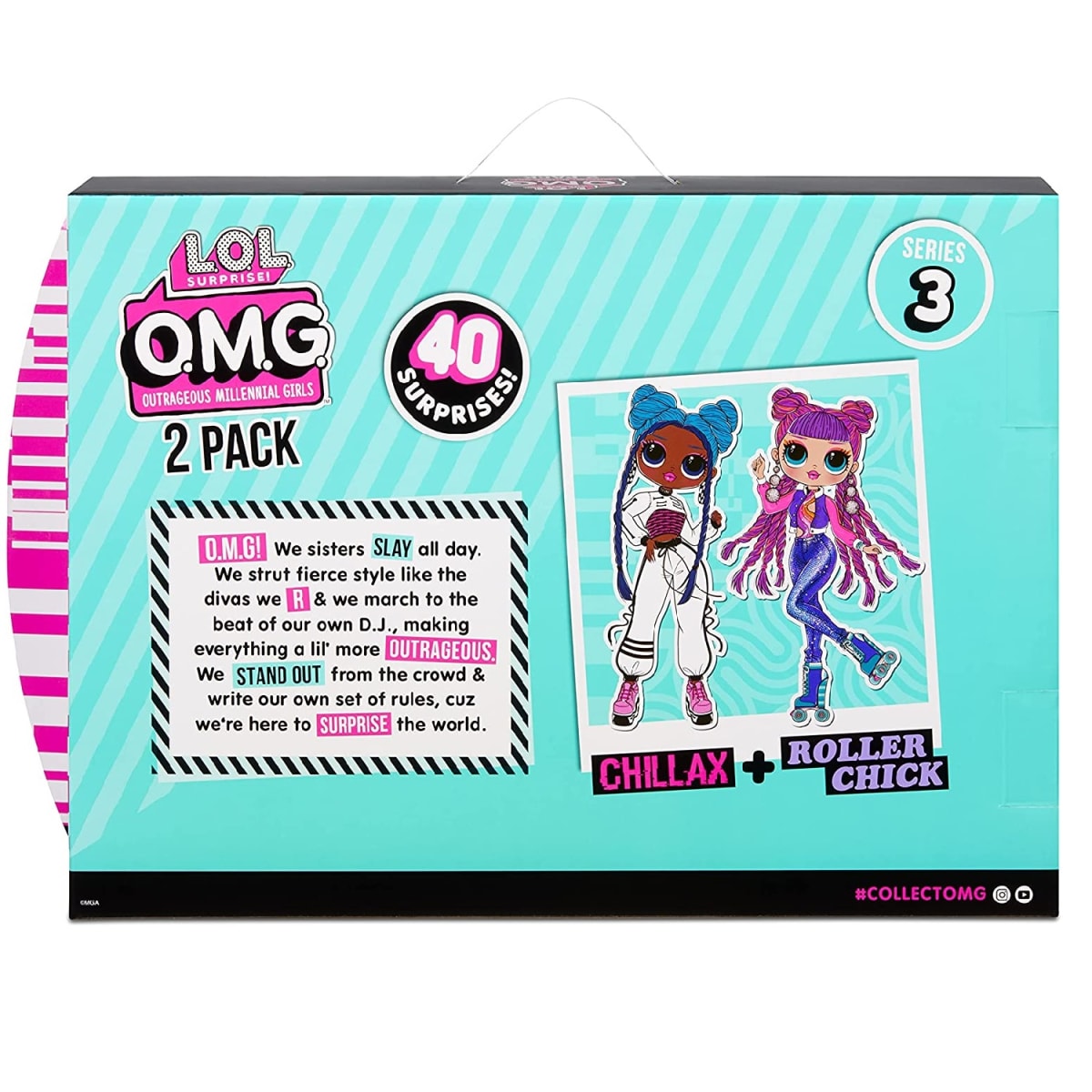 LOL OMG Duo Pack Roller Chick y Chillax2