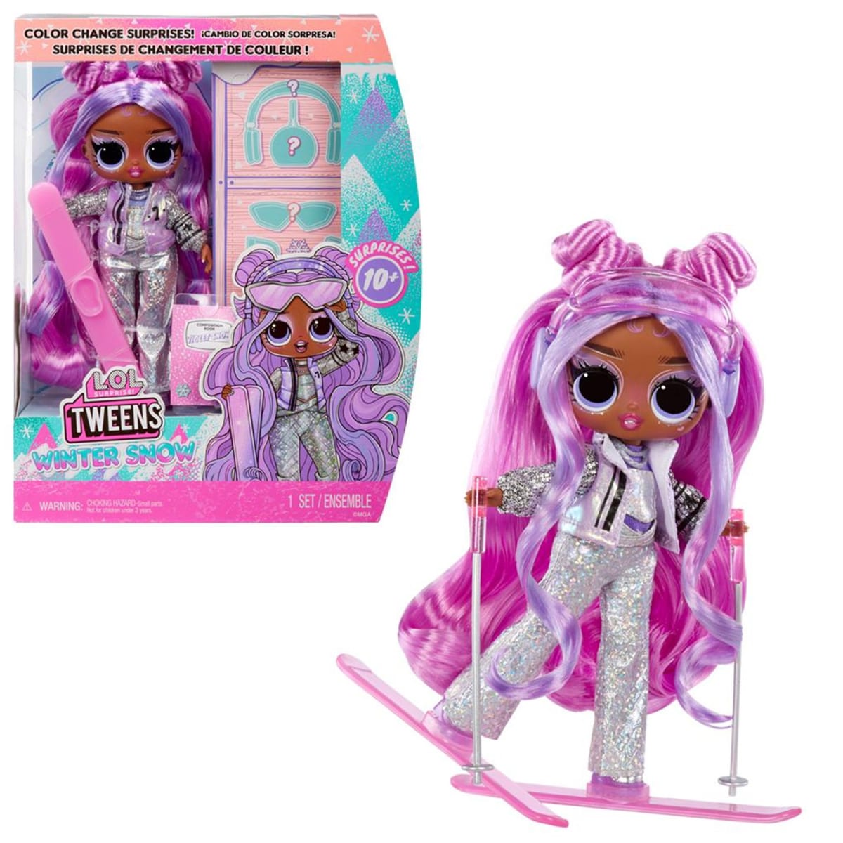 Muñeca L.O.L. Surprise Tweens Winter Snow Violet6