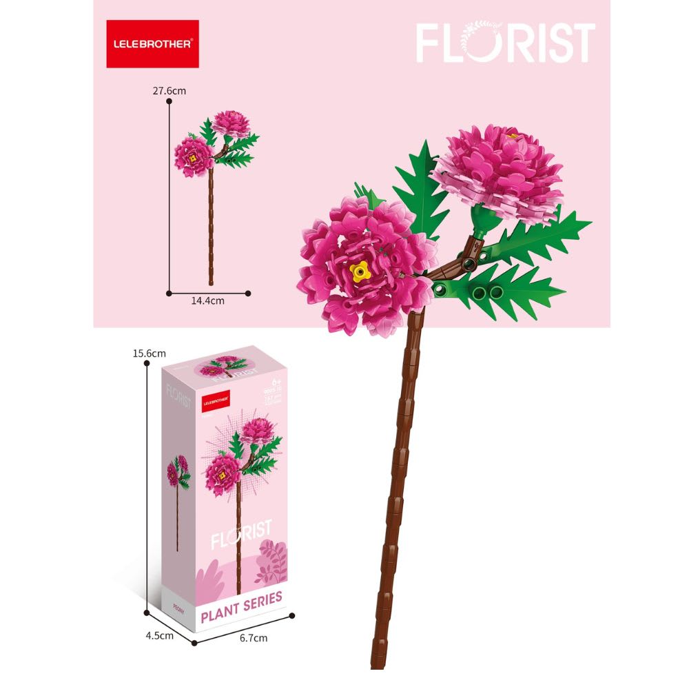 Set Bloques Armables de 12 Flores  Diferentes2