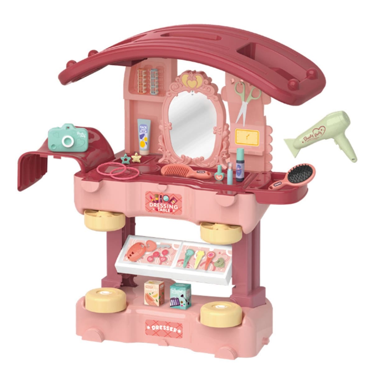 Role Play 3 en 1 Tocador/ Balancín/ Correpasillos
4